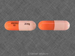 last 25mg how does adderall long of